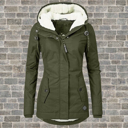 Women's Hooded Winter Jacket — Warm Fleece Lining S–3XL 7