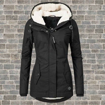 Women's Hooded Winter Jacket — Warm Fleece Lining S–3XL 6