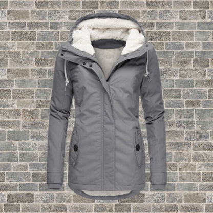 Women's Hooded Winter Jacket — Warm Fleece Lining S–3XL 4