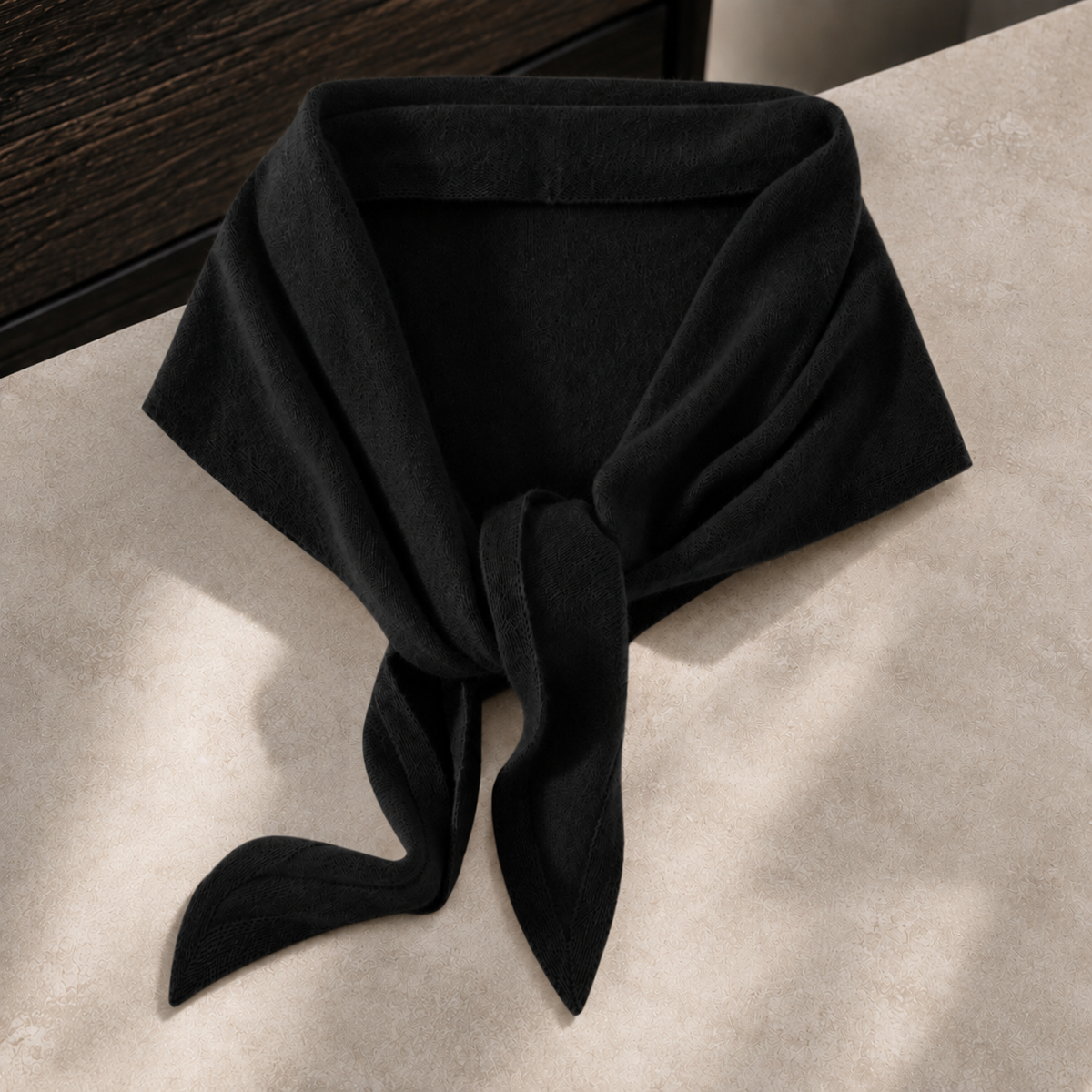 Bianca-Pearl Cashmere Wrap — Soft Brushed Knit Shawl 6