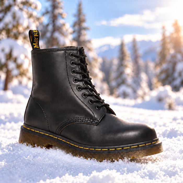 Marten Unisex Genuine Leather Lace-Up Boots