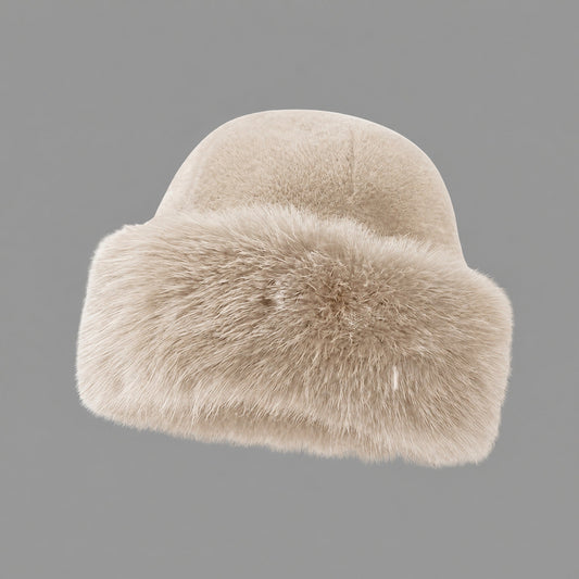 Women's Faux Fur Winter Hat with Ear Flaps — Plush Warm 1