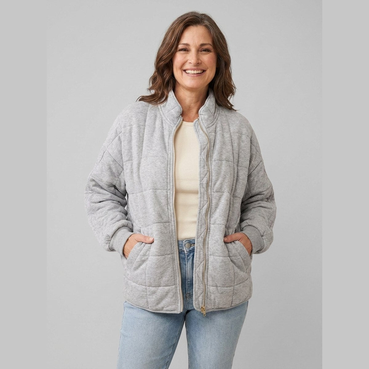 Women's Oversized Mid-Season Coat — Lightweight Elegant Fit 5