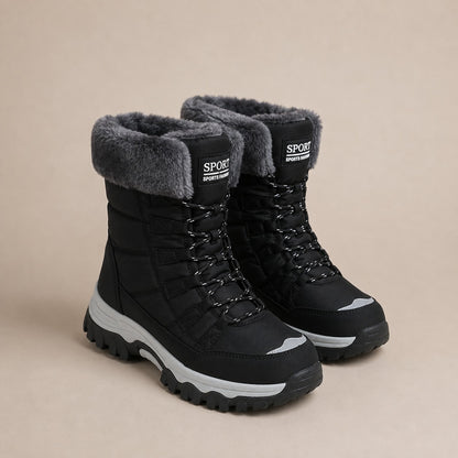SnowLuxe Warm Waterproof Winter Boots for Women