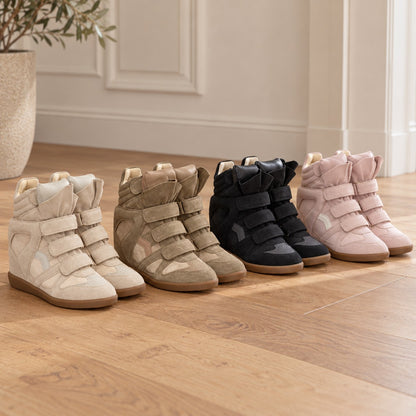 Women's Hidden Wedge High-Top Sneakers
