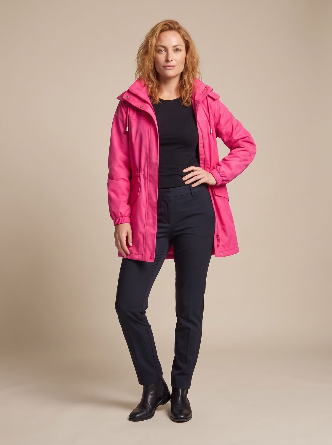 Women's Water-Resistant Hooded Parka Coat — Plus Size L-5XL 1