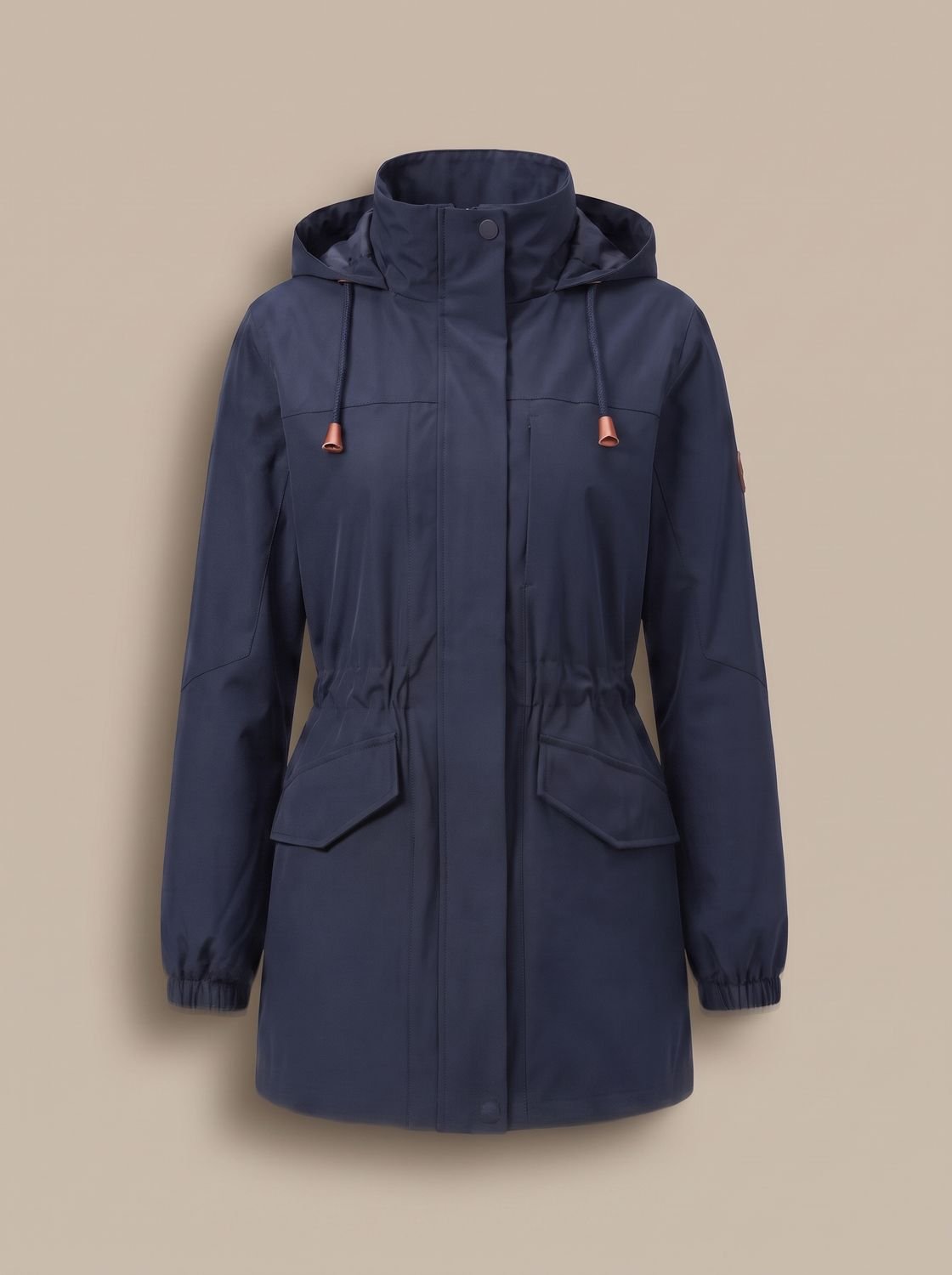 Women's Water-Resistant Hooded Parka Coat — Plus Size L-5XL 7