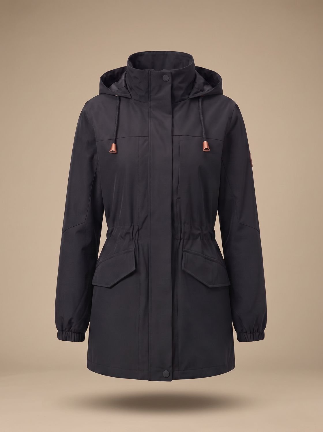 Women's Water-Resistant Hooded Parka Coat — Plus Size L-5XL 8