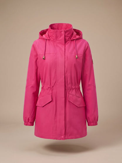 Women's Water-Resistant Hooded Parka Coat — Plus Size L-5XL 9