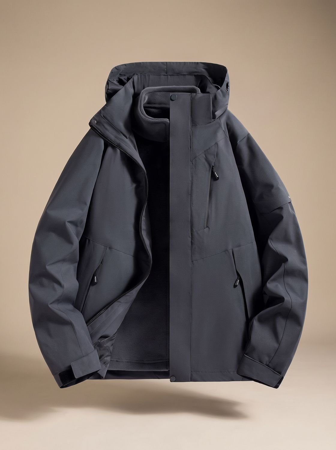 Women's Waterproof Hooded Fleece-Lined Winter Jacket 2