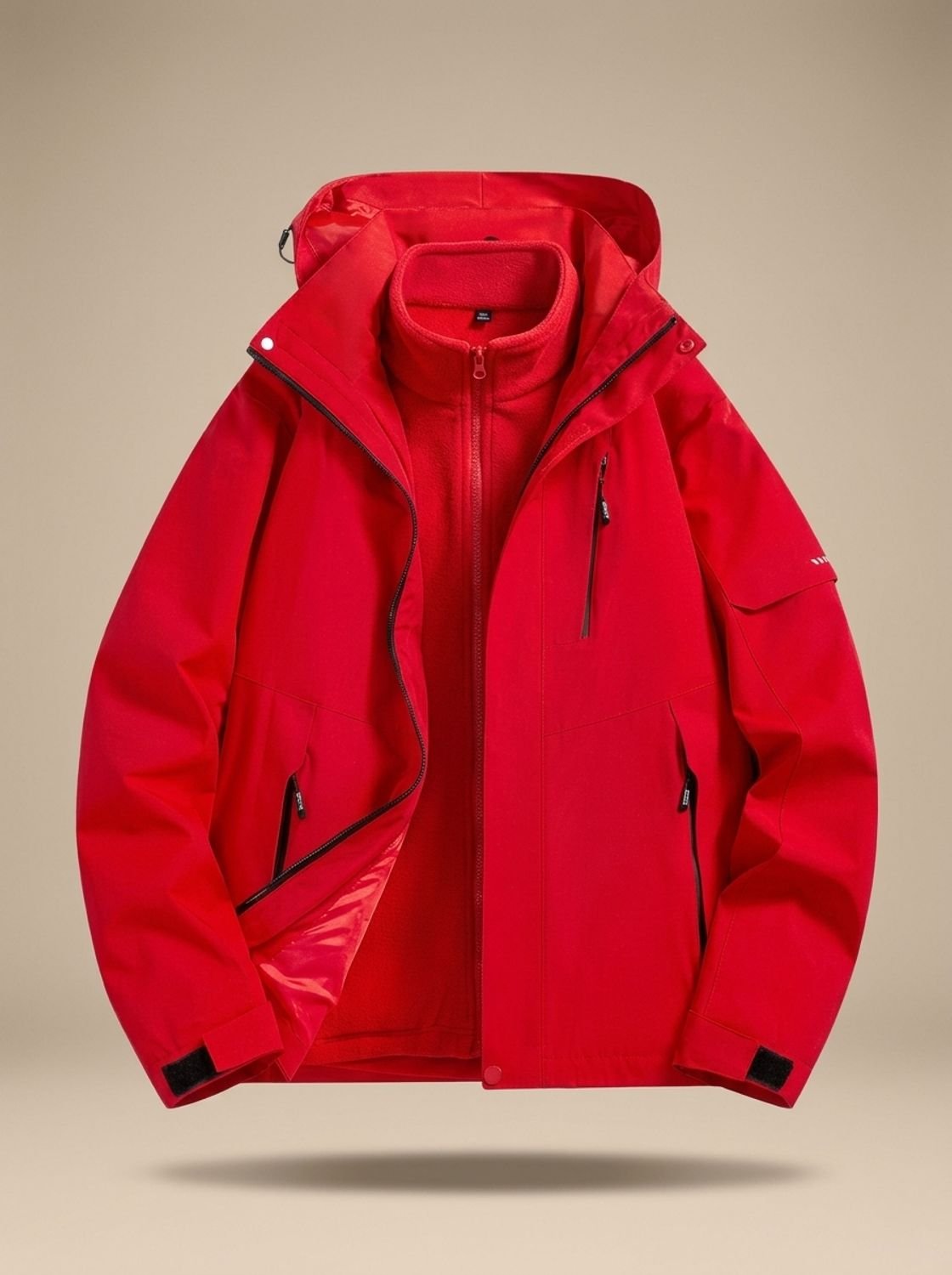 Women's Waterproof Hooded Fleece-Lined Winter Jacket 4