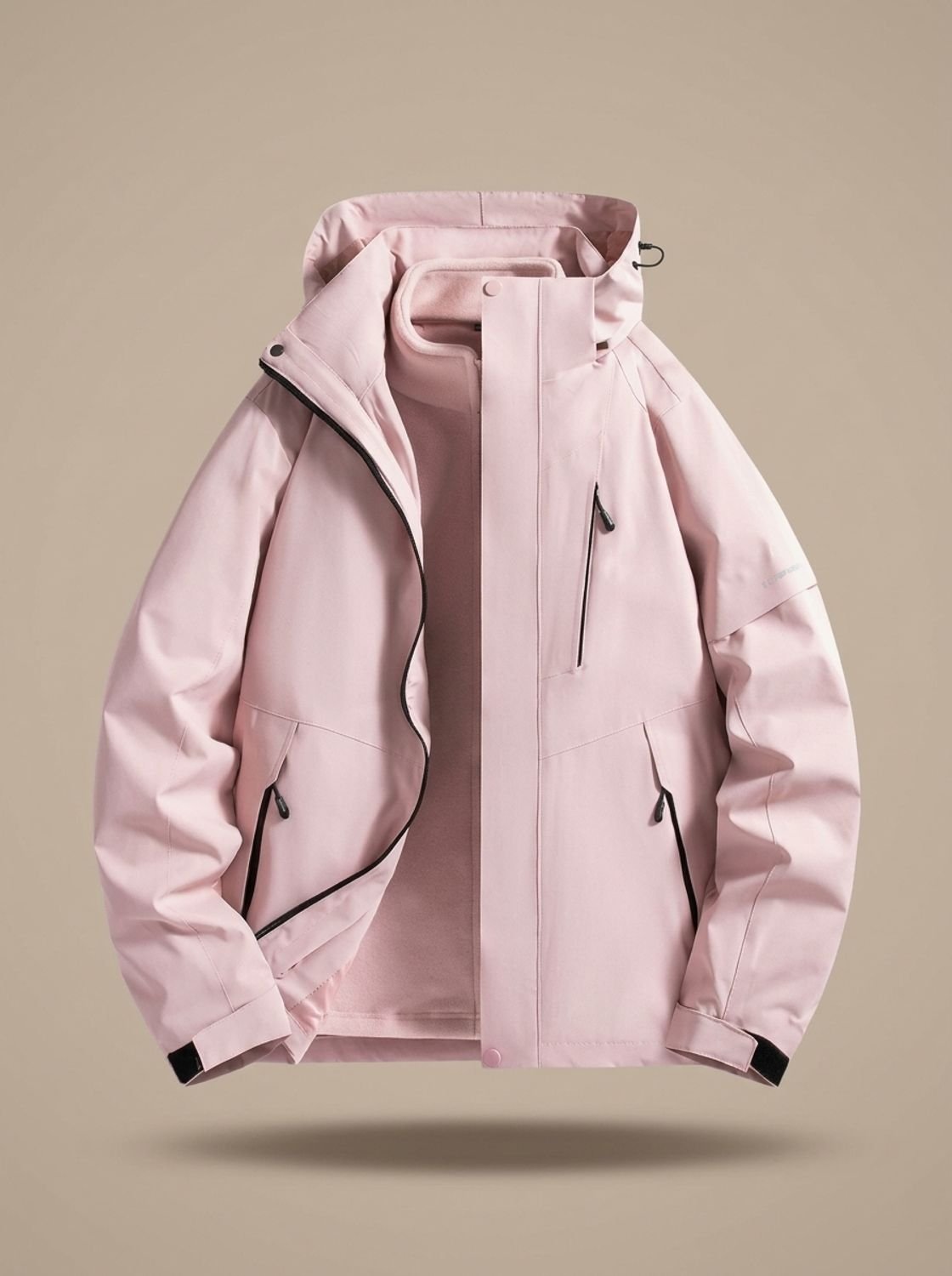 Women's Waterproof Hooded Fleece-Lined Winter Jacket 5