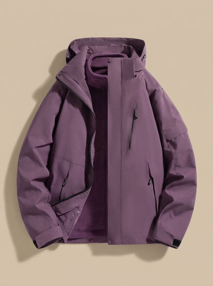 Women's Waterproof Hooded Fleece-Lined Winter Jacket 6